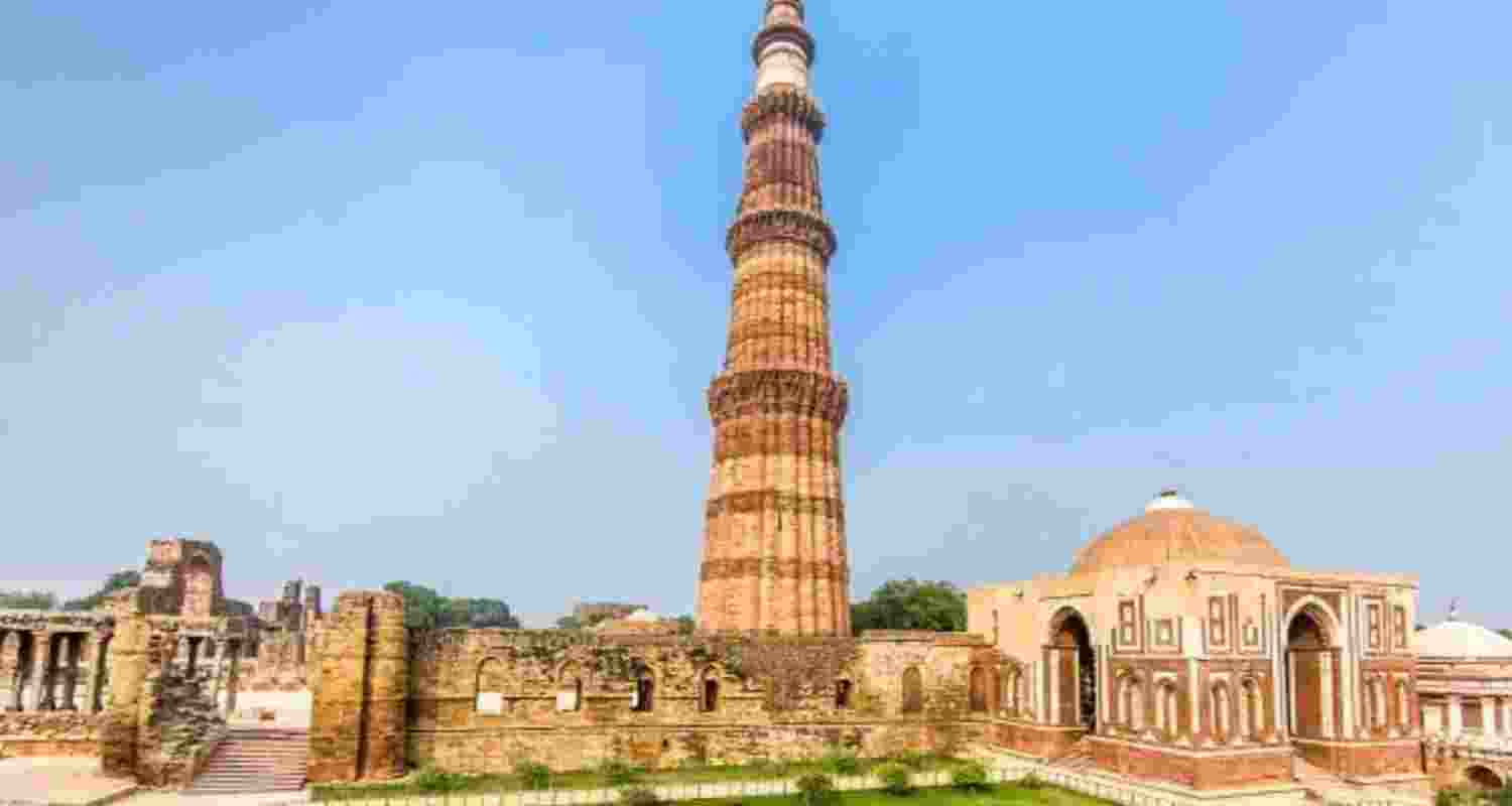 A file photograph of the iconic Qutub Minar.