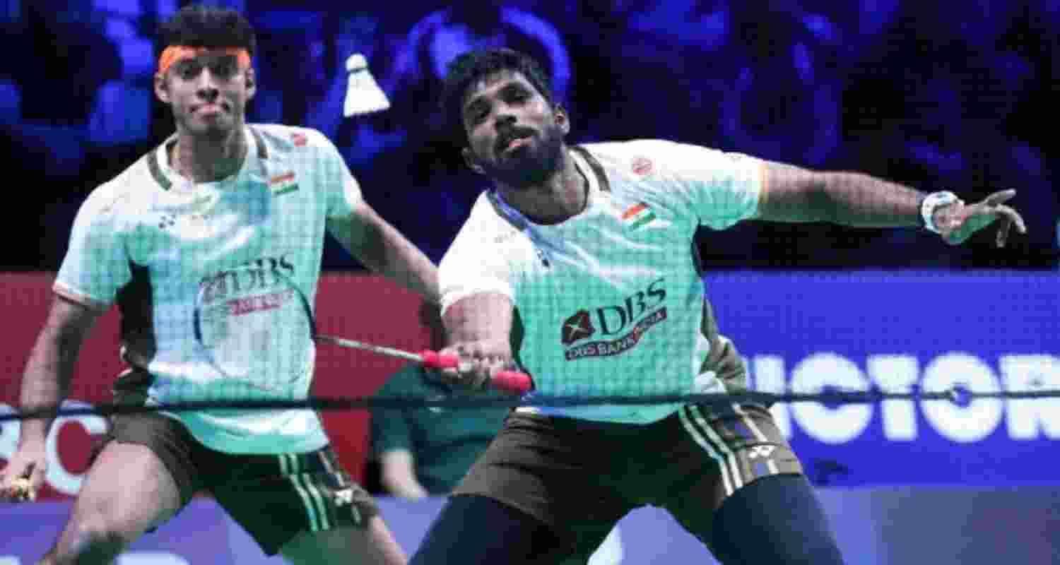 World No. 3 Satwik and Chirag recovered from an opening-game setback and saved a match point to eventually outwit the World No. 5 Chinese pair 12-21, 22-20, 21-14.