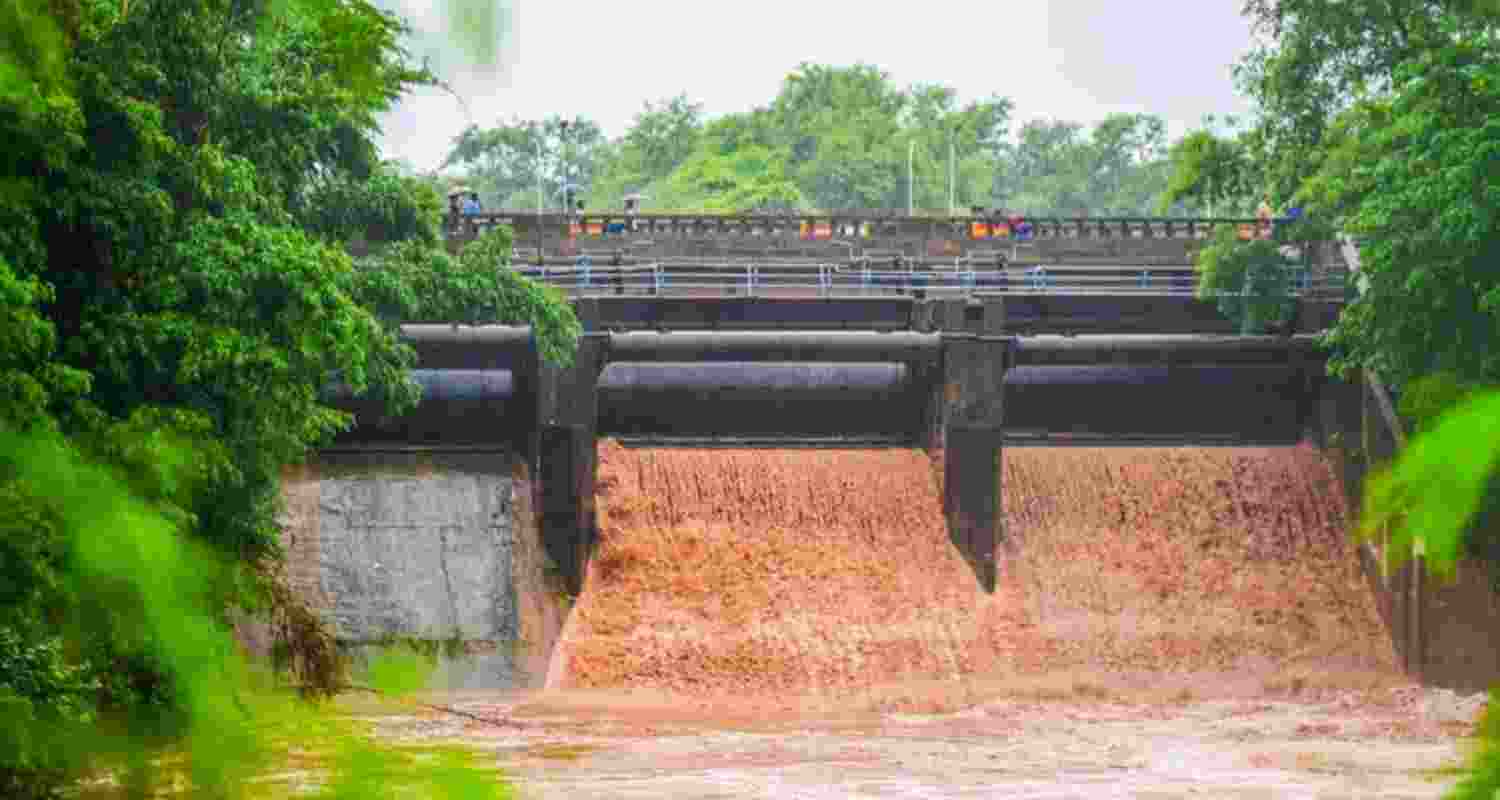 This is the ninth time the floodgates have been opened this monsoon, more than any year in recent history. Earlier, the gates were lifted on September 1, August 30, 29, 19, 17, 15, 8 and 6. This is the ninth time the floodgates have been opened this monsoon, more than any year in recent history. Earlier, the gates were lifted on September 1, August 30, 29, 19, 17, 15, 8 and 6.