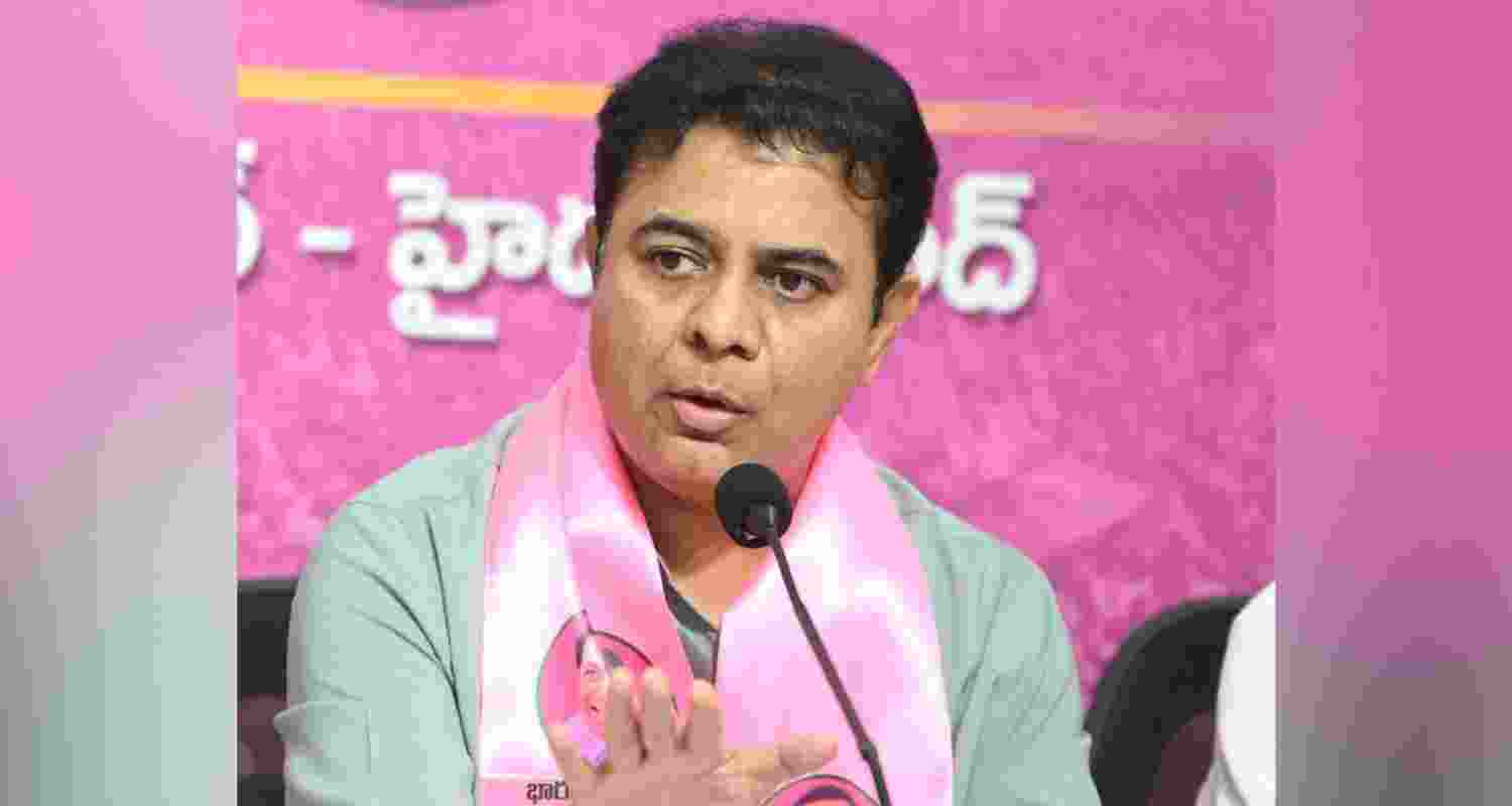KTR alleges ₹5 lakh cr land scam under Revanth govt