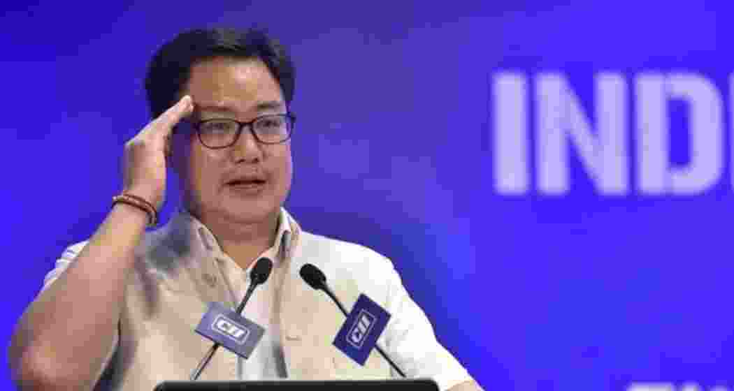 File photo of Parliamentary Affairs Minister Kiren Rijiju.