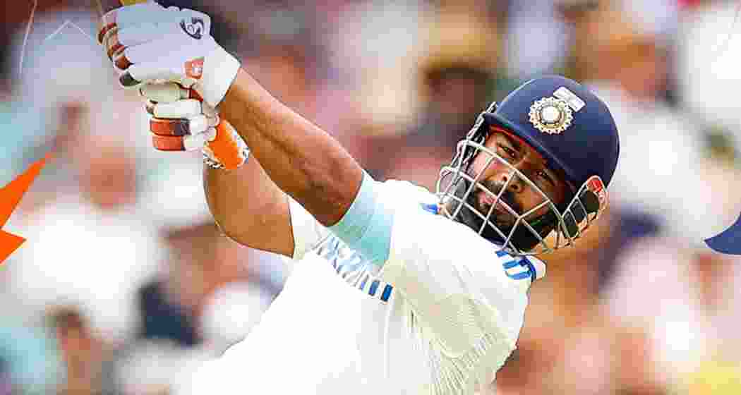 Rishabh Pant during the opening day in Sydney.