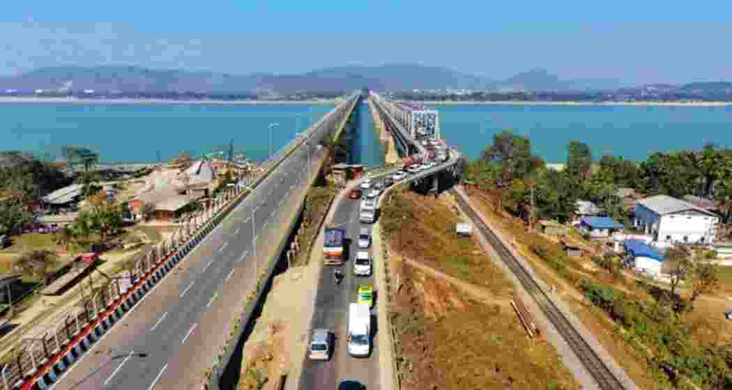 The Saraighat Bridge in Guwahati. 