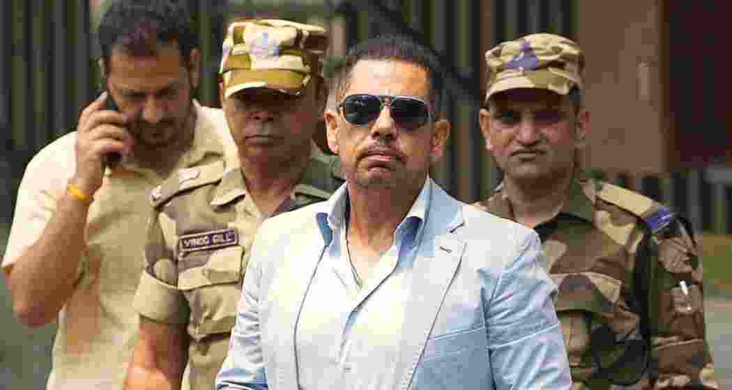 Businessman Robert Vadra, seen outside the Enforcement Directorate office in Delhi. 