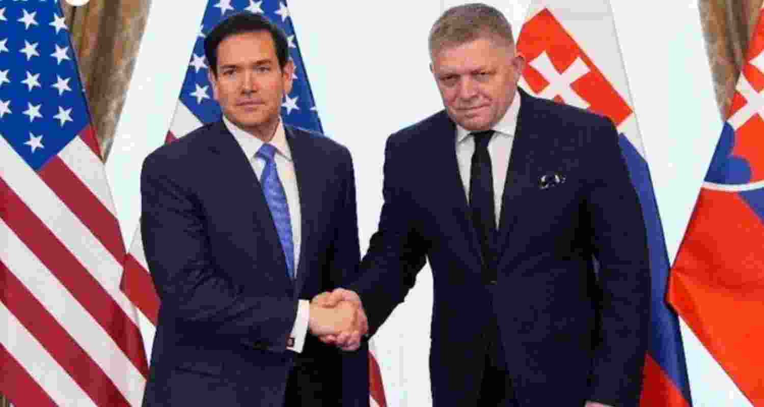 US Secretary of State Marco Rubio with Prime Minister of Hungary Viktor Orban.