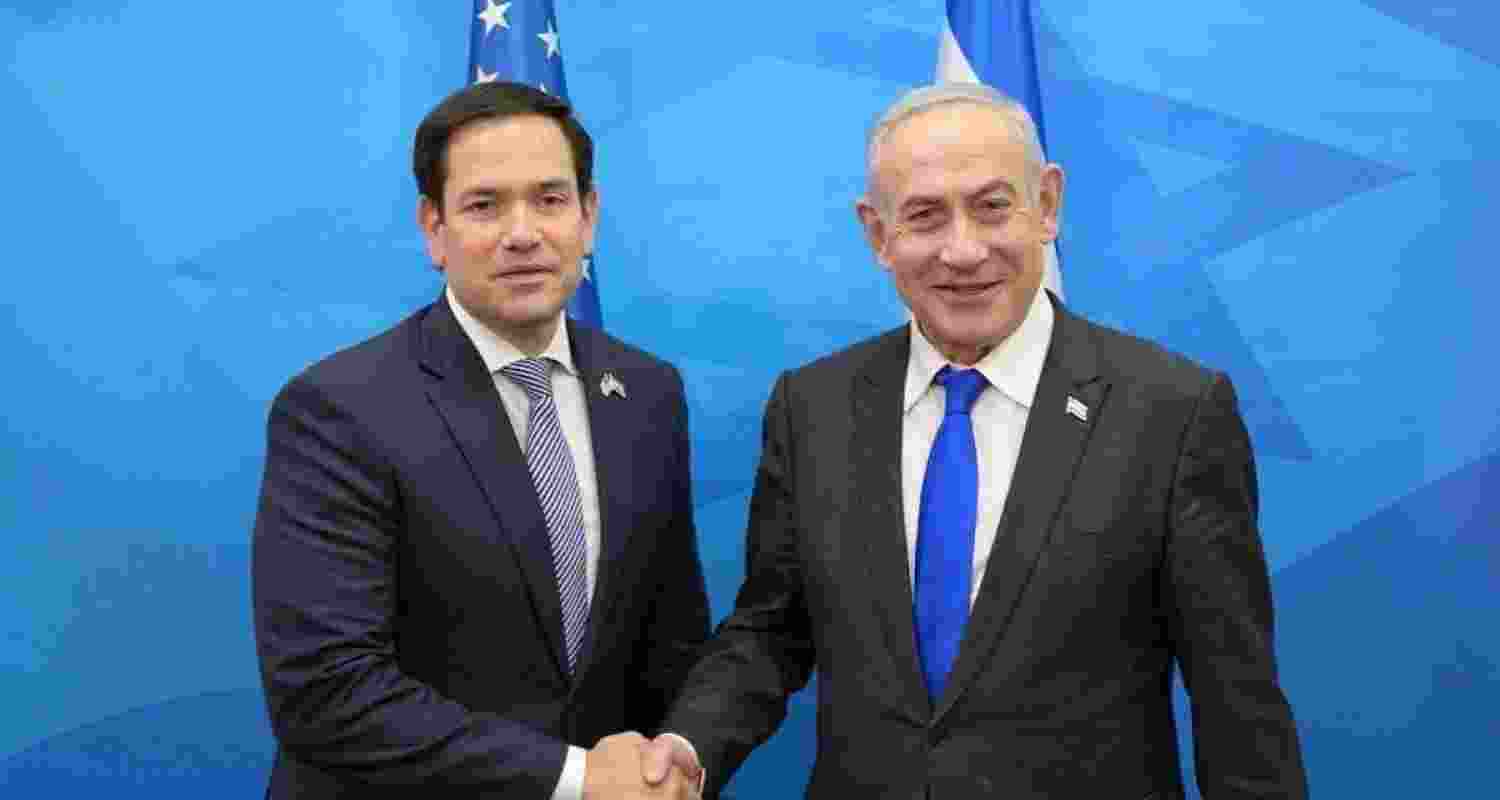 US Secretary of State Marco met Israeli Prime Minister Benjamin Netanyahu in West Jerusalem on Sunday. Image: X  