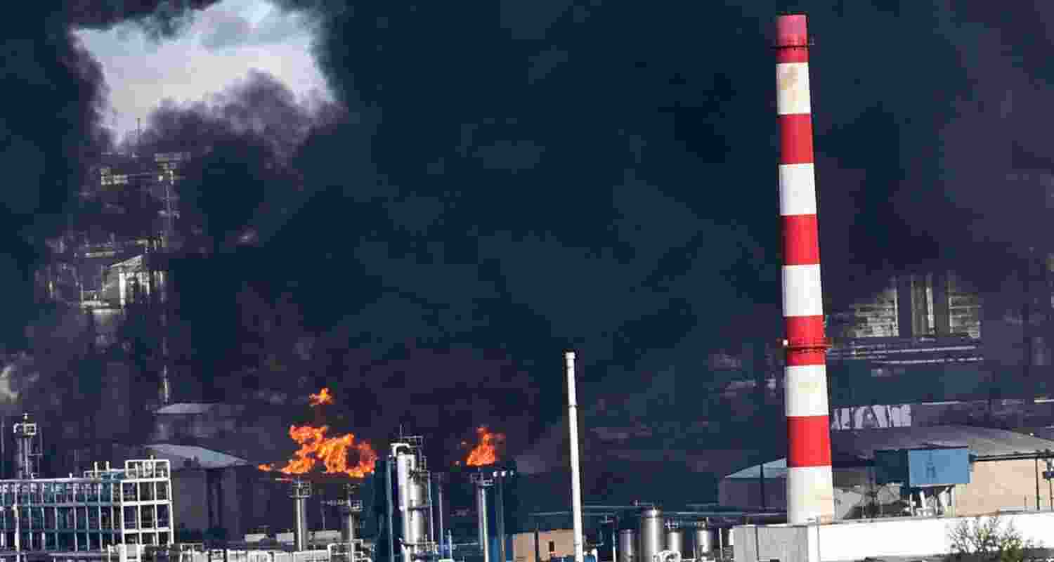 Ukraine launched fresh drone strikes on Moscow, hitting an oil refinery and other sites, as Russia vowed retaliation amid escalating attacks.