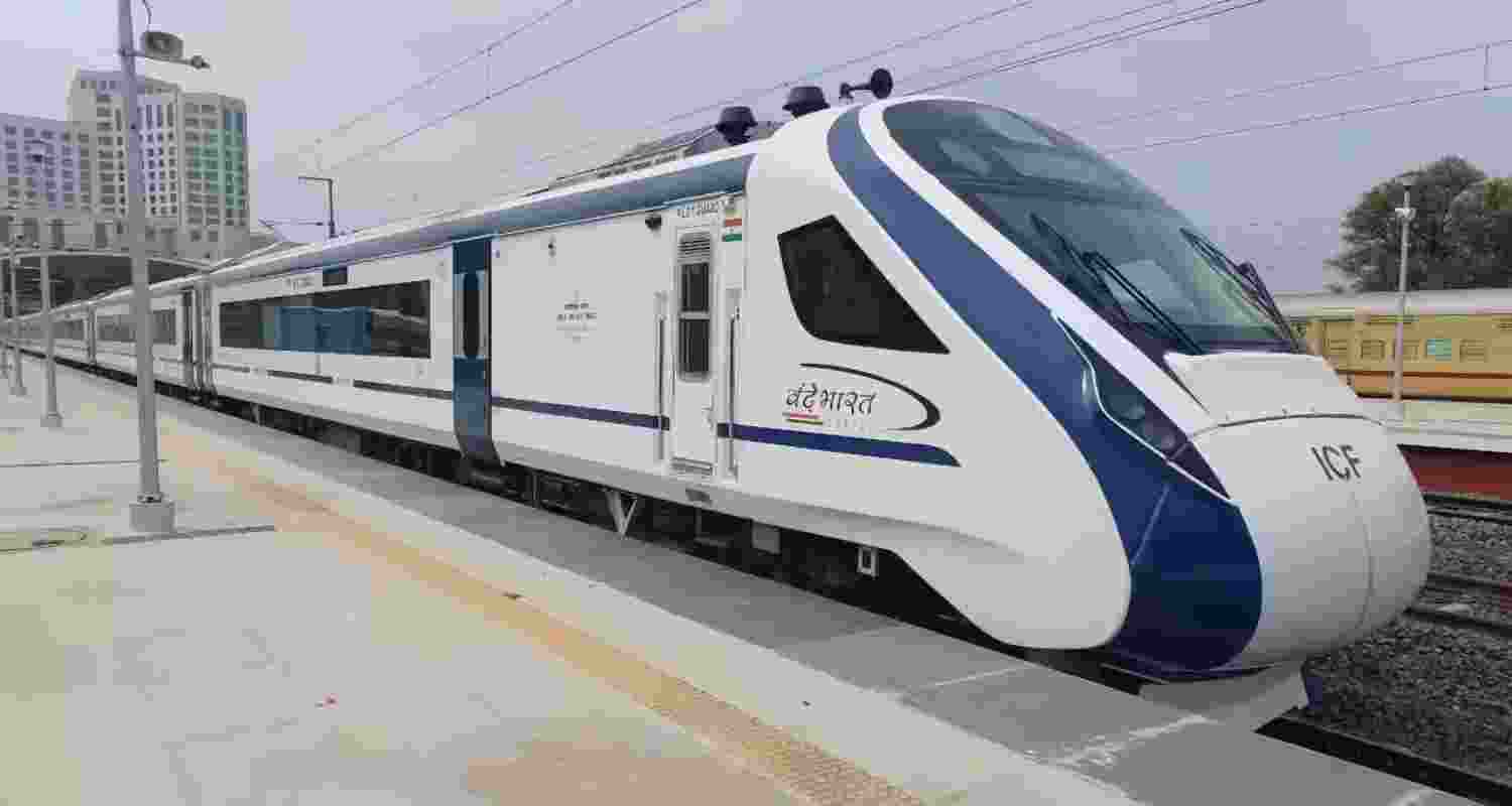 Representational image of a Vande Bharat train.