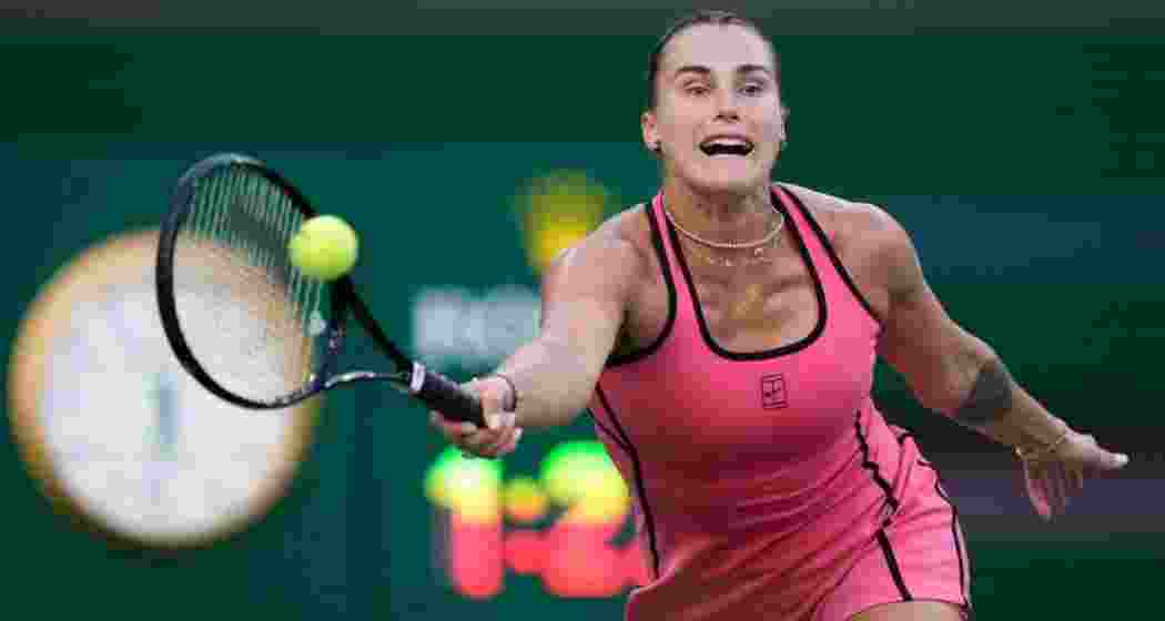  Aryna Sabalenka in action. (Image:X)