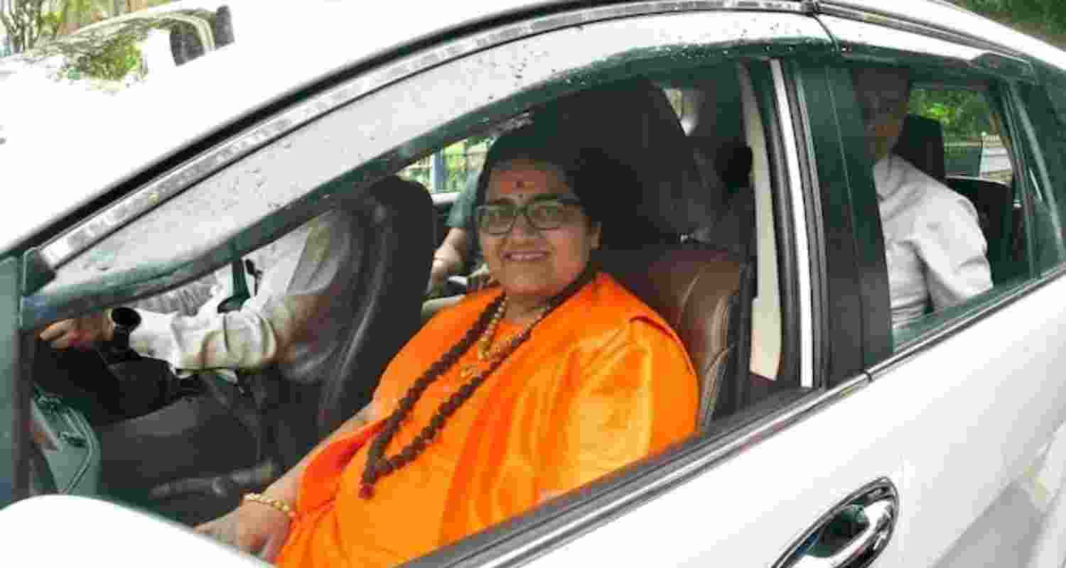 Sadhvi Pragya gets rousing welcome in Bhopal