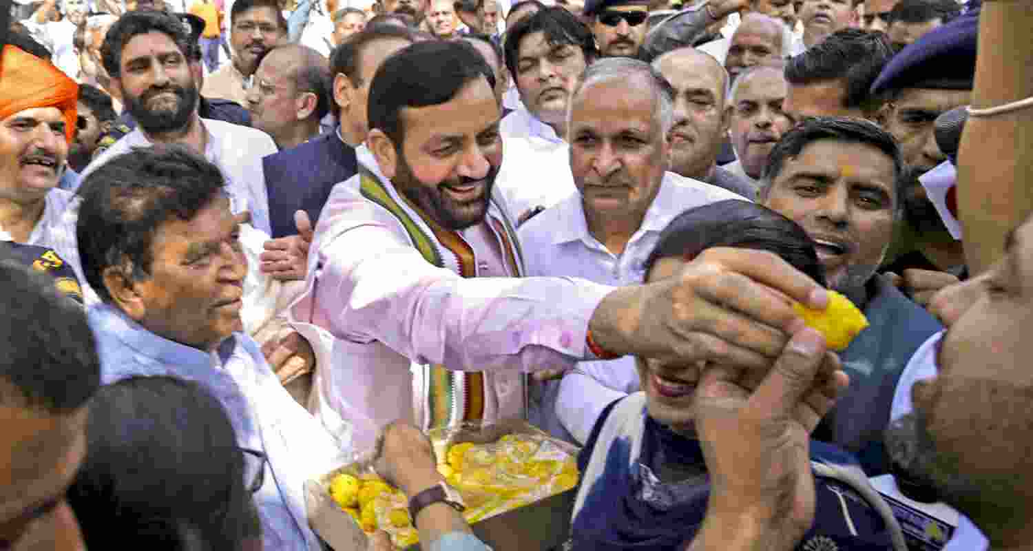 Haryana CM hails triple-engine govt after BJP's poll win