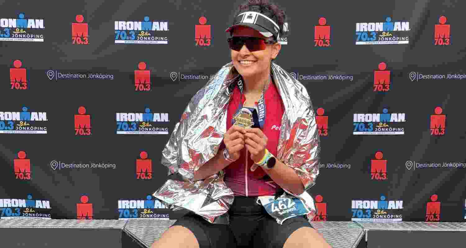 Kher, known for films such as “Ghoomer” and “Choked”, completed her first Ironman 70.3 in September 2024 and her second in July 2025.