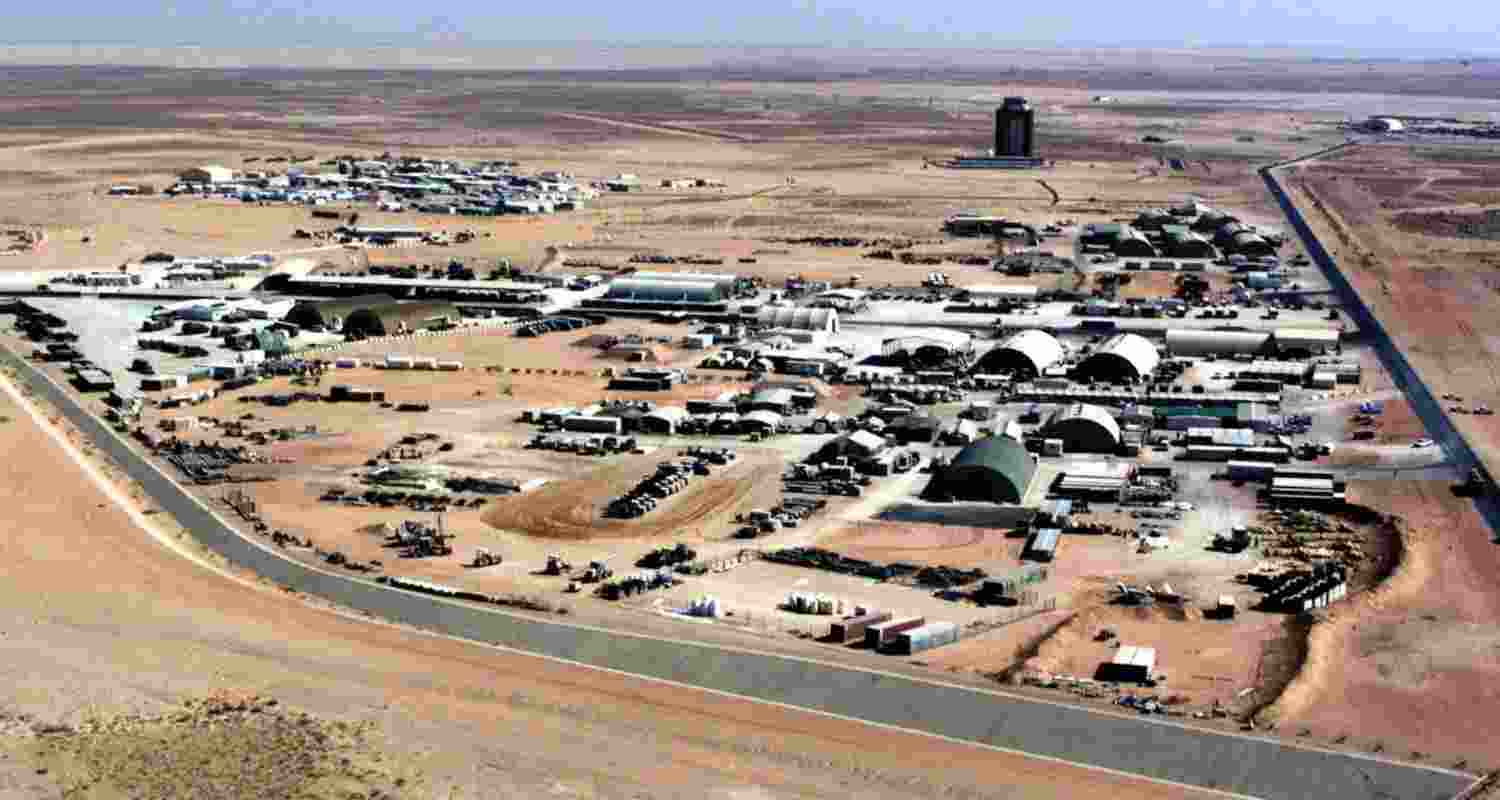 Prince Sultan Air Base in Saudi Arabia before attack. 