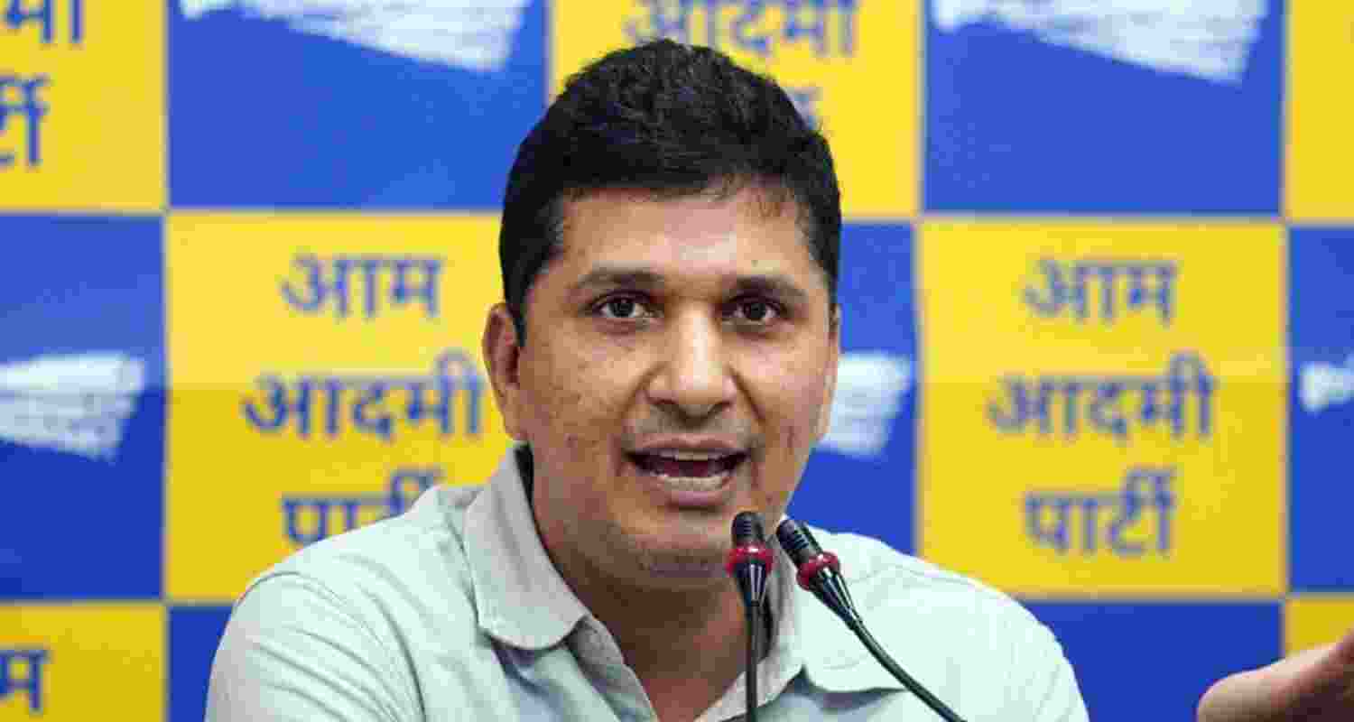 A file photo of Delhi AAP President, Saurabh Bhardwaj.