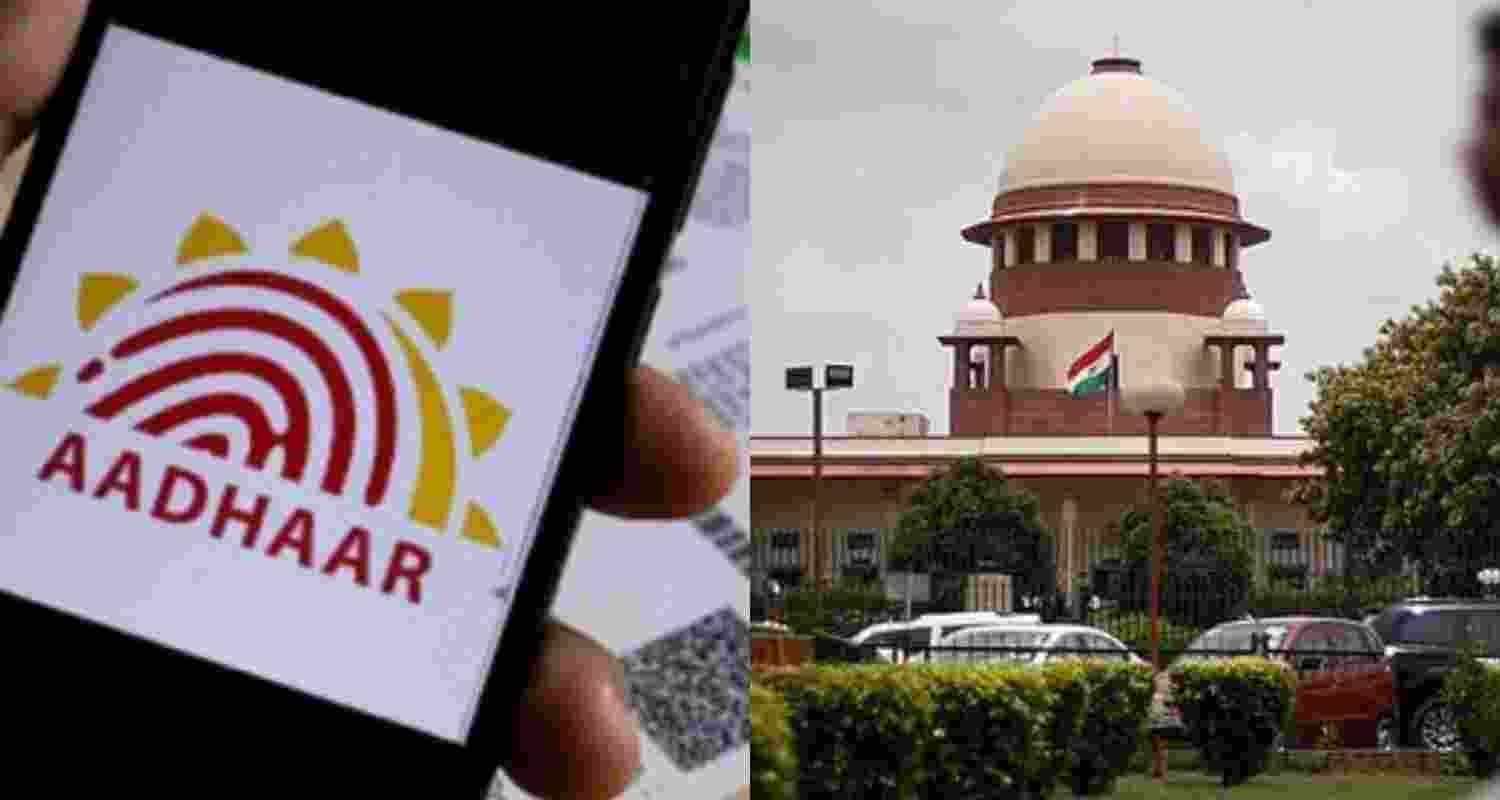 The Public Interest Litigation (PIL) filed by lawyer Ashwini Upadhyay has also sought a direction to the authorities to install display boards at common service centres stating that the 12-digit unique identification number is only a "proof of identity" and not a proof of citizenship, address or date of birth. 