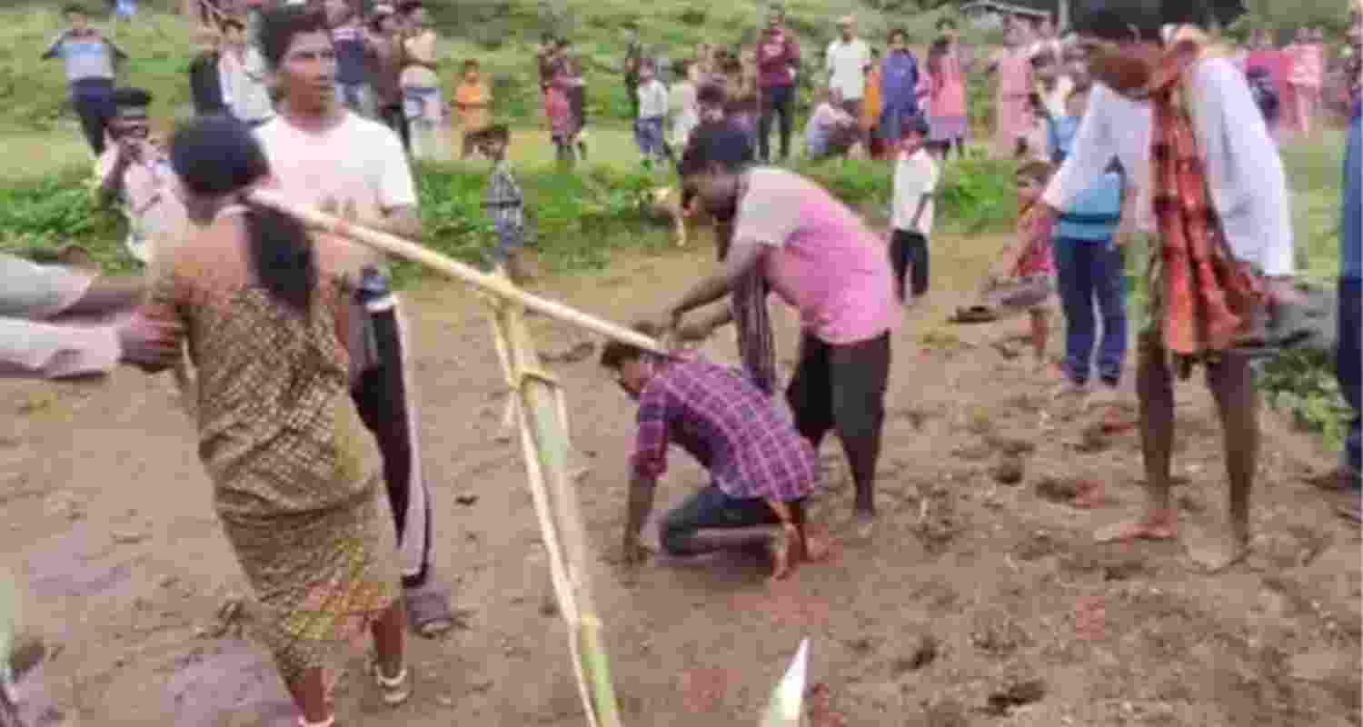 Odisha couple tied, forced to plough field