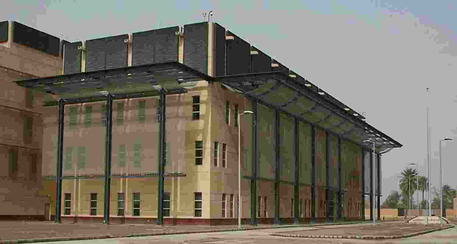 The US embassy in Baghdad.