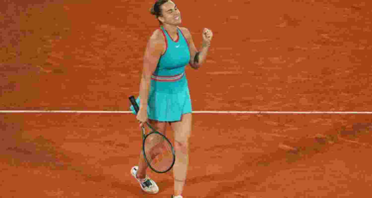  Aryna Sabalenka has reached the final in Paris for the first time.