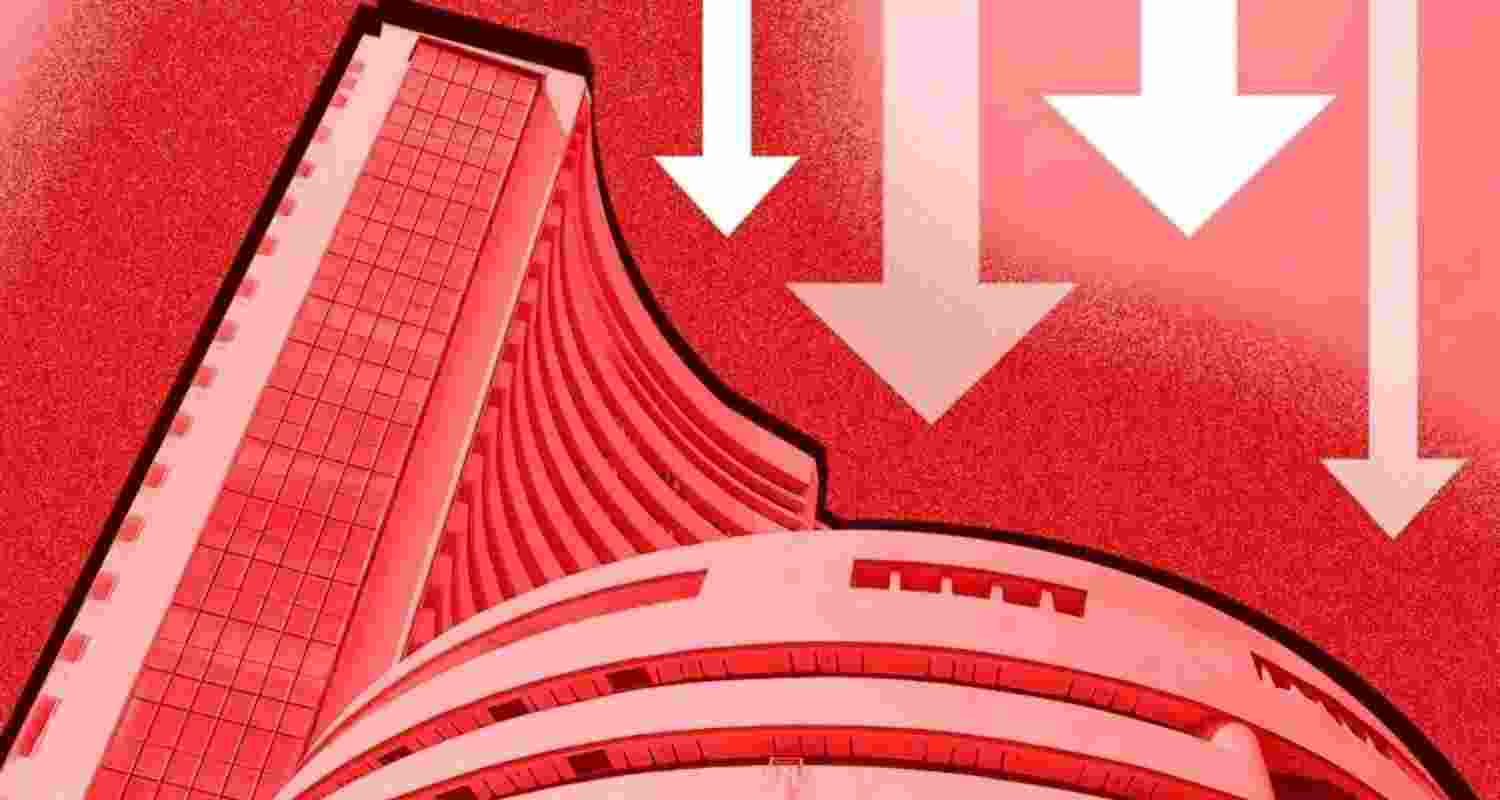 Sensex tanks 719 points amid rising oil prices, weak global cues