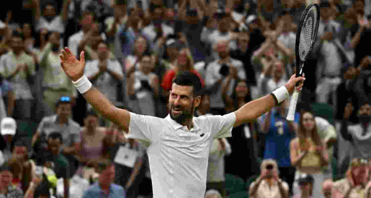 Novak Djokovic has advanced to a record-extending 15th Wimbledon semifinal and his 55th at the Grand Slams.