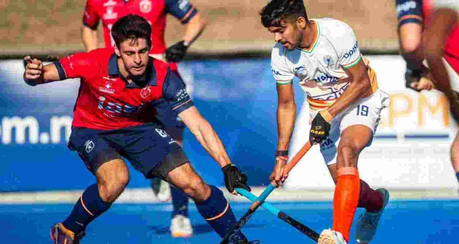 Unfazed by the setback, India stayed committed to their structure, circulating the ball swiftly through midfield and probing Spain's defence with intent. 