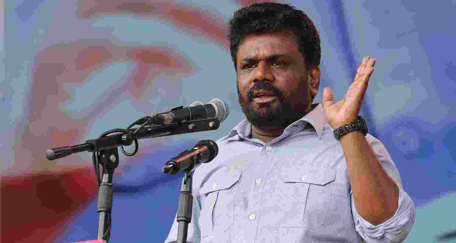 Sri Lanka President Anura Kumara Dissanayake.