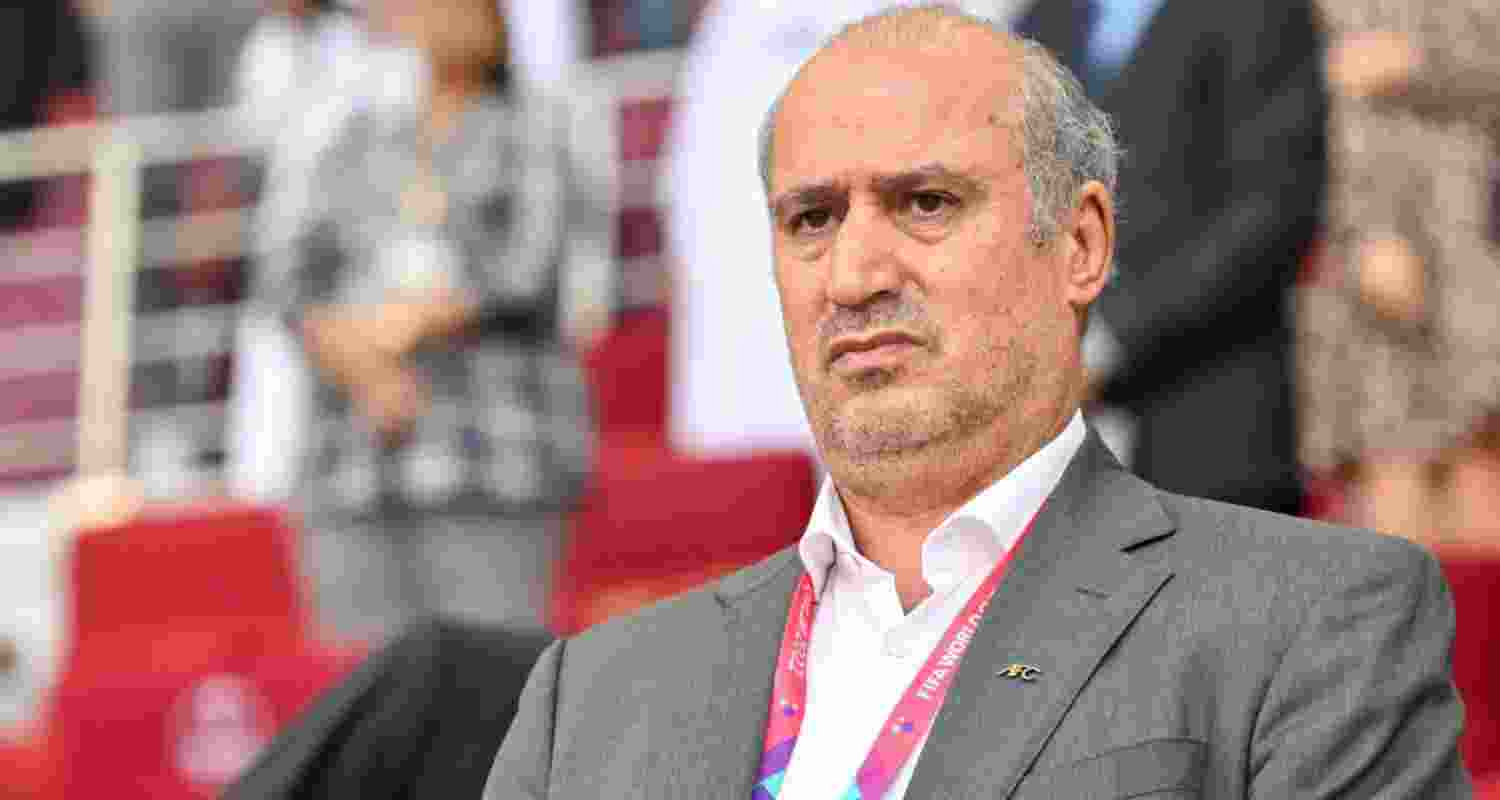 Iran football federation president Mehdi Taj.