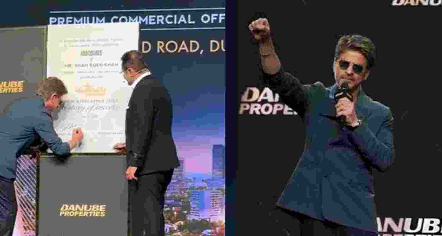 Shah Rukh Khan expresses gratitude as a Dubai commercial tower named “Shahrukhz”. 