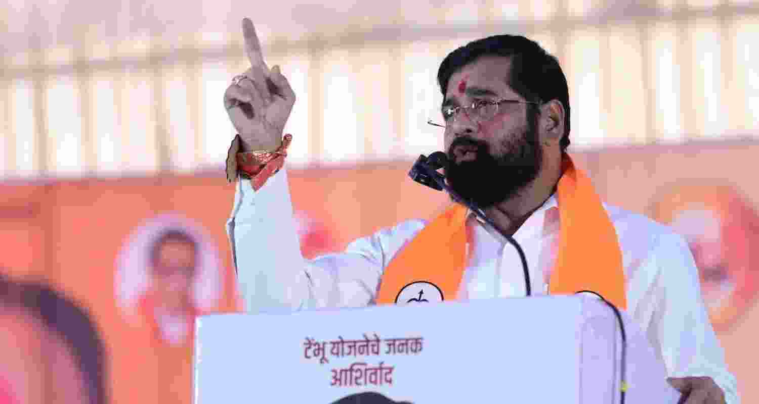 Deputy Chief Minister of Maharashtra Eknath Shinde - file image.