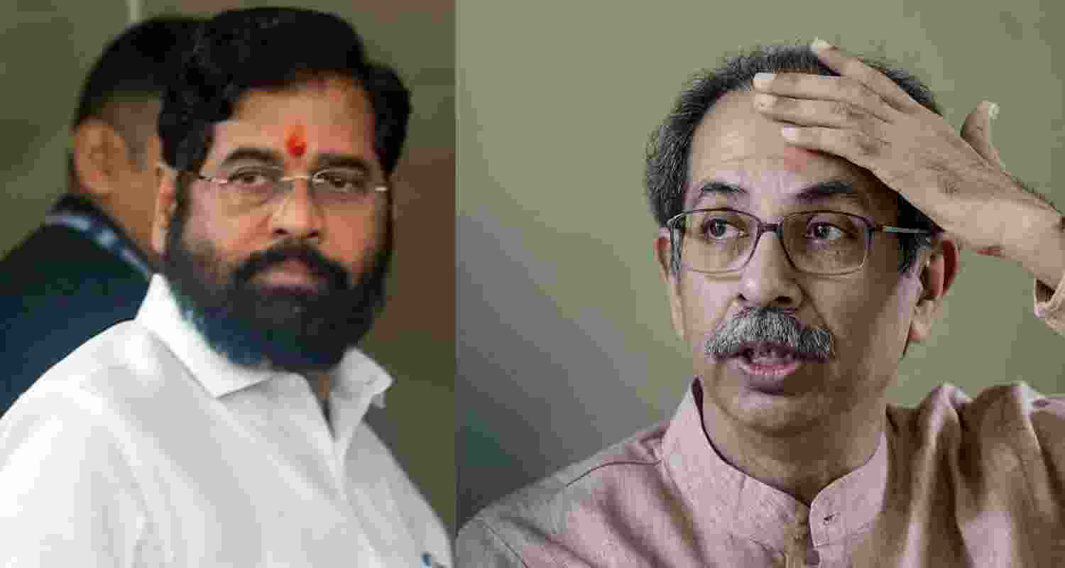 Supreme Court hears Shiv Sena case as Uddhav Thackeray faction argues a legislative split cannot amount to a split in the political party.