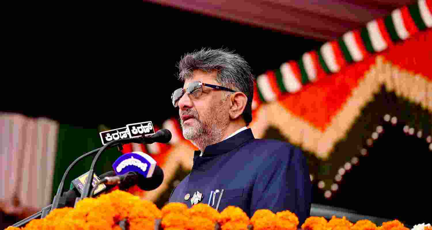 Karnataka Chief Minister DK Shivakumar.