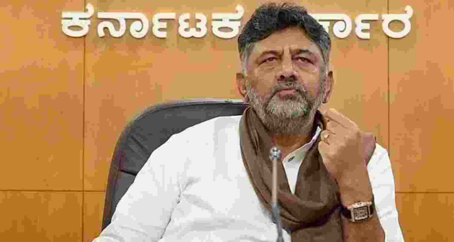 Karnataka Deputy Chief Minister DK Shivakumar - file image.