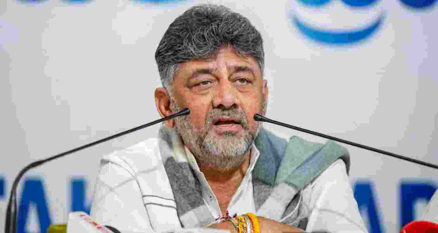 Karnataka Chief Minister DK Shivakumar - file image.
