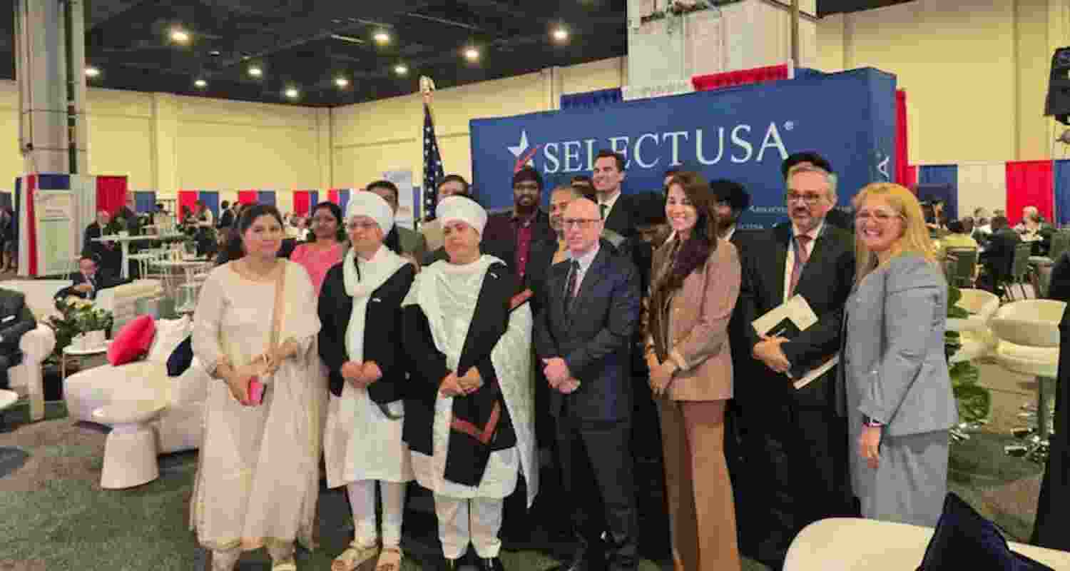 Indian delegates at the  SelectUSA Investment Summit.