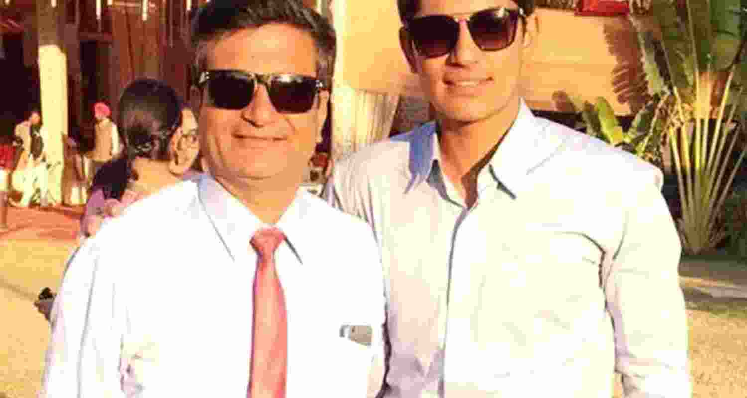 Shubman Gill with his father Lakhwinder.