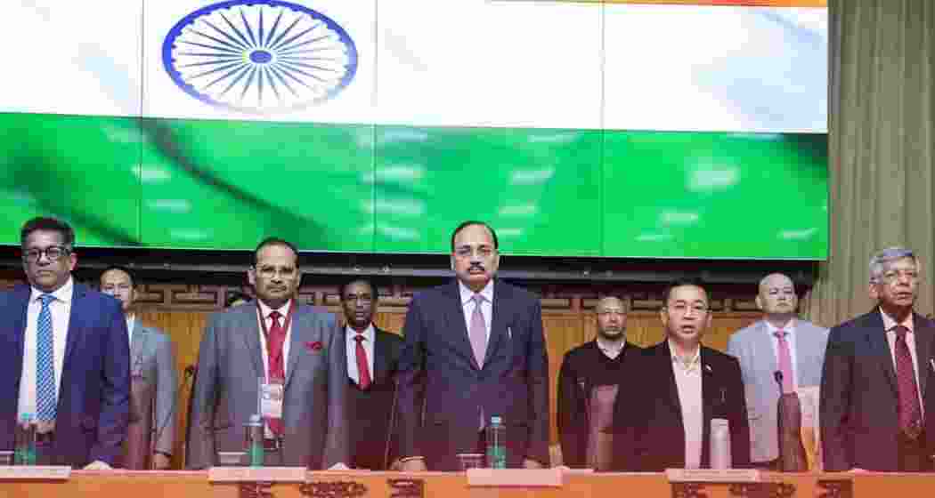 Dignitaries, including Chief Justice of India Surya Kant, at the judicial conclave in Gangtok attended by Chief Minister Prem Singh Tamang. Dignitaries, including Chief Justice of India Surya Kant, at the judicial conclave in Gangtok attended by Chief Minister Prem Singh Tamang.