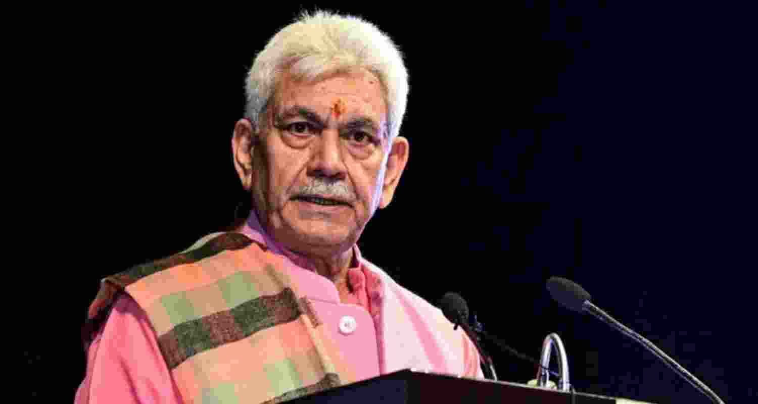 Jammu and Kashmir Lieutenant Governor Manoj Sinha. Image: X