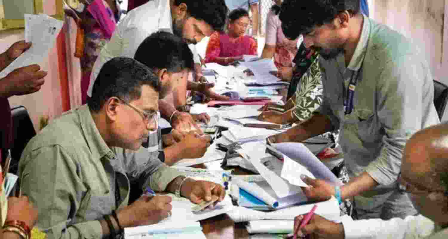 Enumeration process for SIR in West Bengal continues.