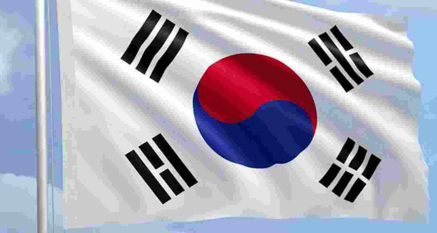 South Korea's flag. 