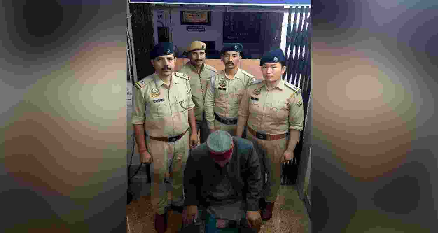 Solan District Police with Ram Kumar Bindal.