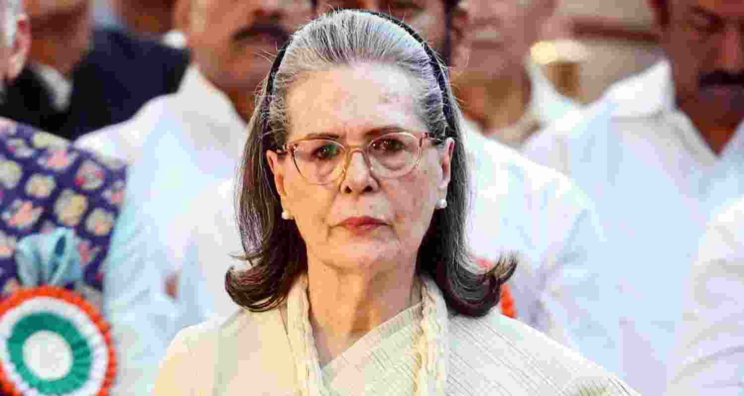 A file photo of Chairperson of the Congress Parliamentary Party (CPP), Sonia Gandhi.