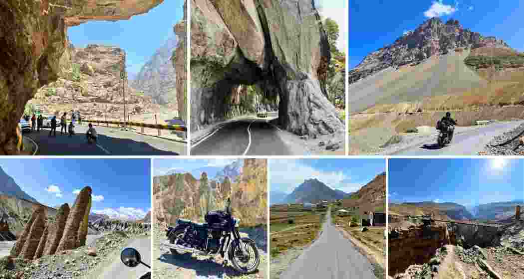 Glimpses of the unforgiving terrain of the Spiti circuit.