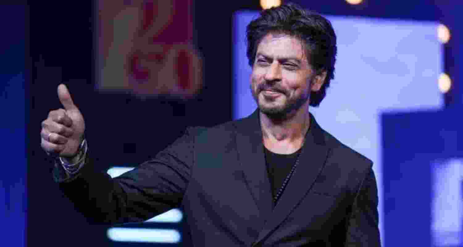 Bollywood actor Shah Rukh Khan.
