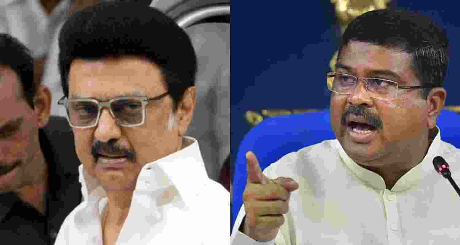 NEP row: MK Stalin slams UM Dharmendra Pradhan 