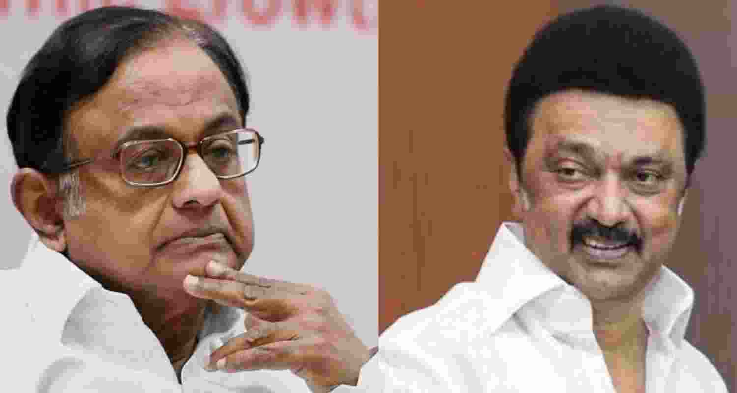 Senior leader of the Congress party, P. Chidambaram, on Tuesday met Tamil Nadu Chief Minister M. K. Stalin. 