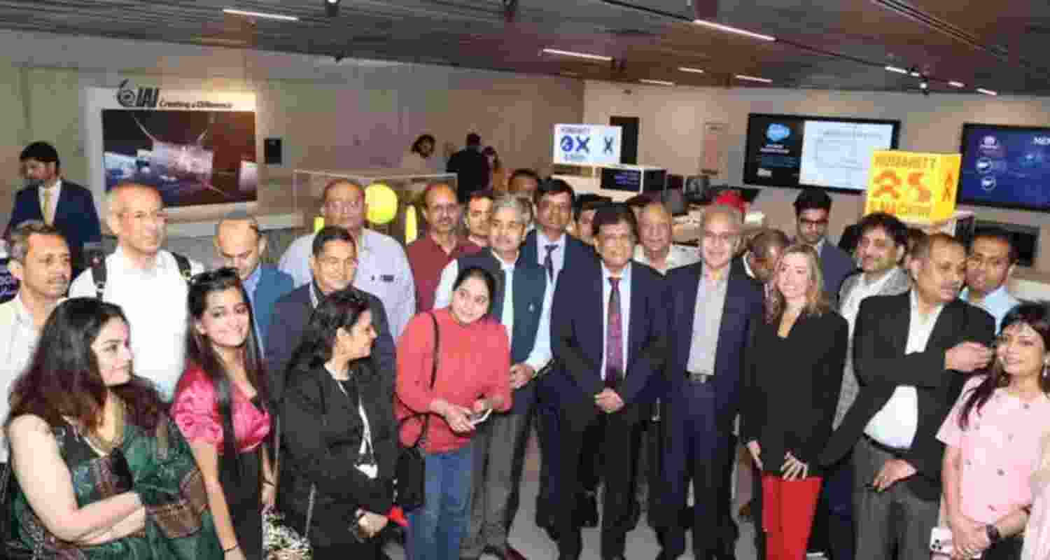 Union Commerce and Industry Minister Piyush Goyal during his visit to the Peres Centre for Peace and Innovation in Jaffa, Israel, on Friday.