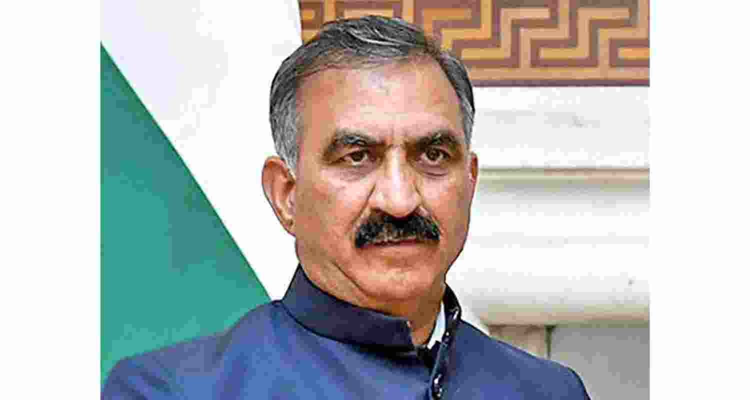 Himachal Pradesh Chief Minister Sukhvinder Singh Sukhu.