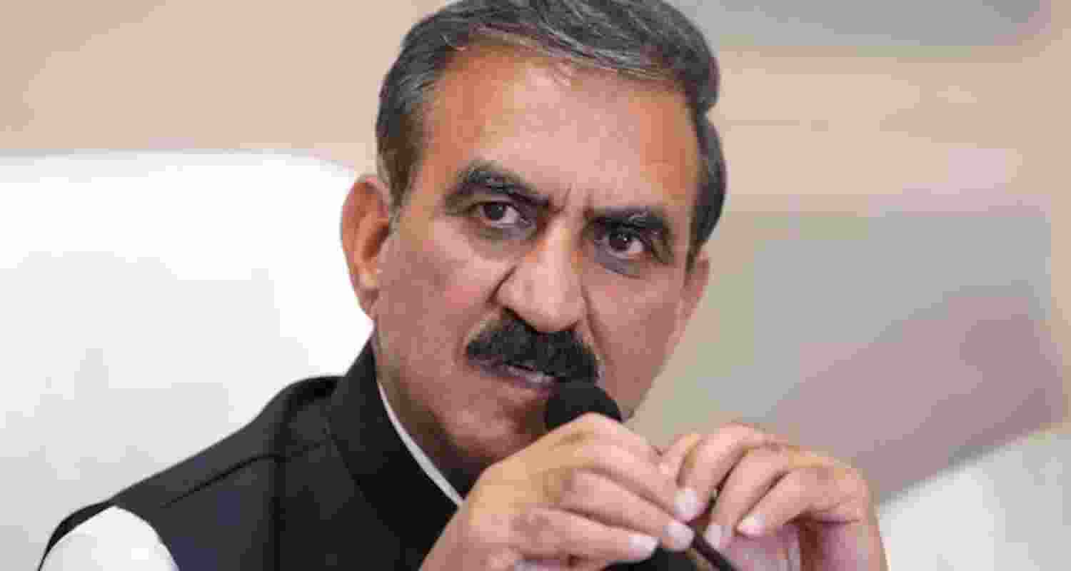 Chief Minister Sukhvinder Singh Sukhu.