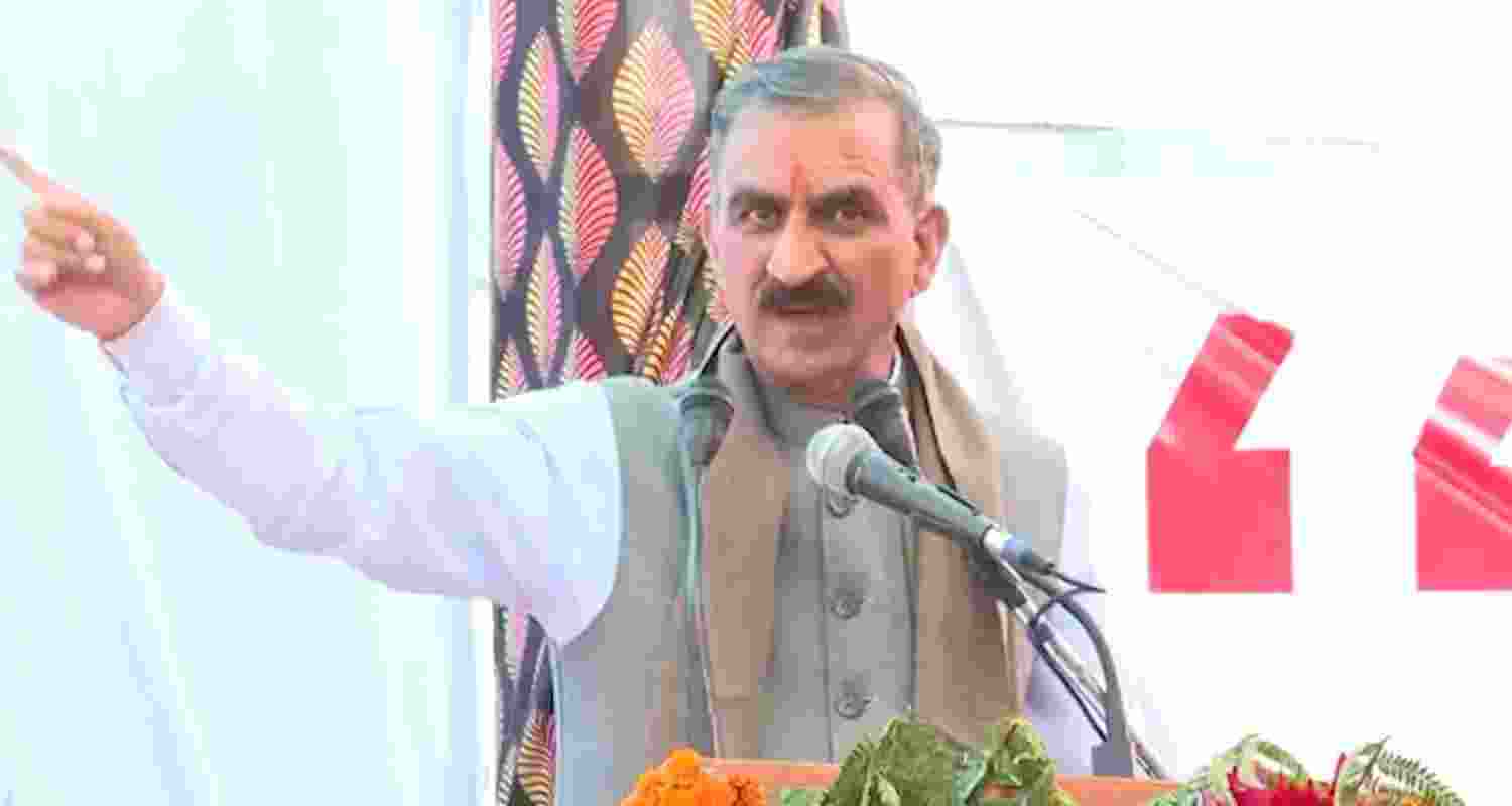 Himachal Pradesh Chief Minister, Sukhvinder Singh Sukhu. 