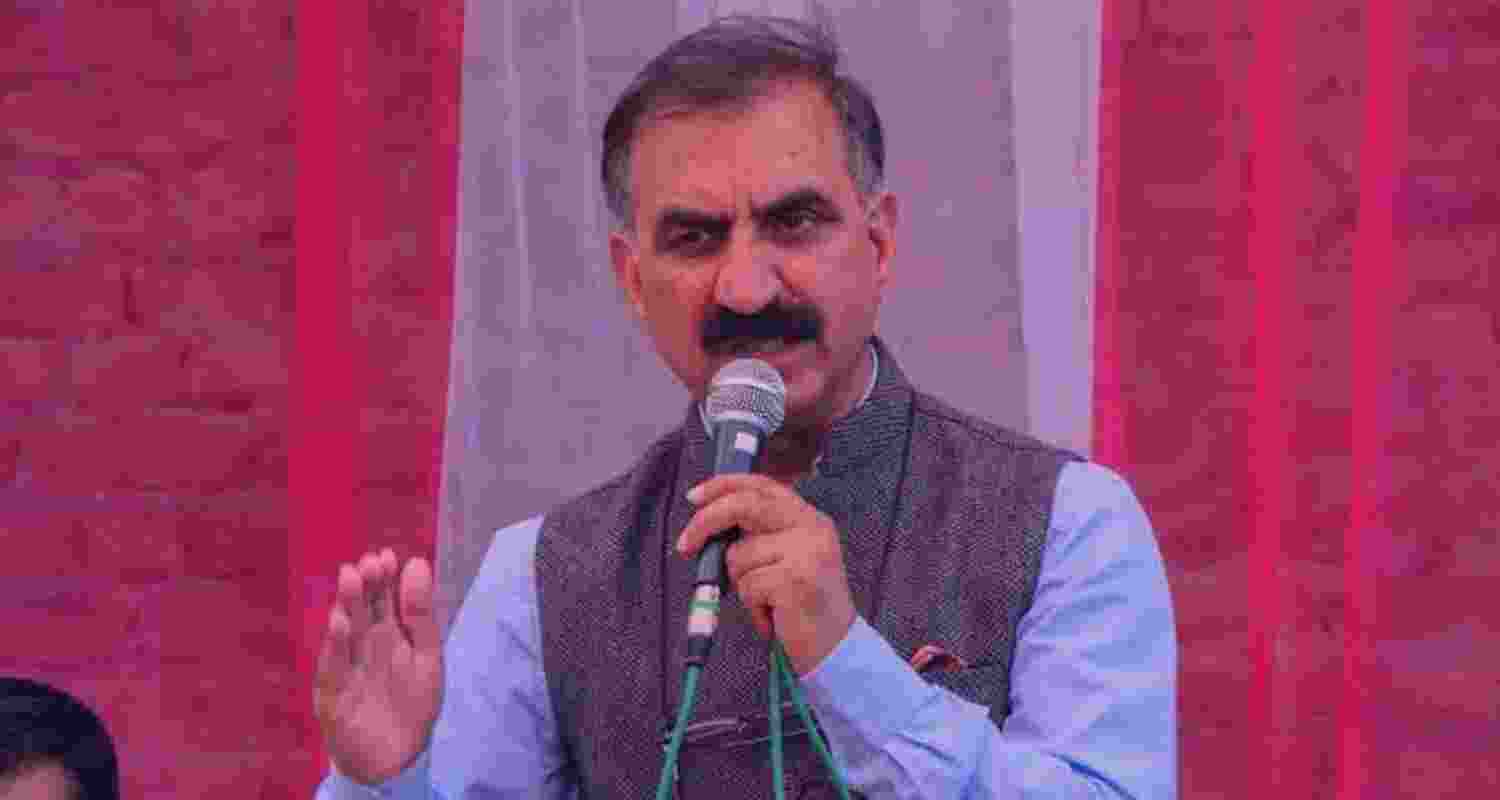 Himachal Pradesh Chief Minister Sukhvinder Singh Sukhu